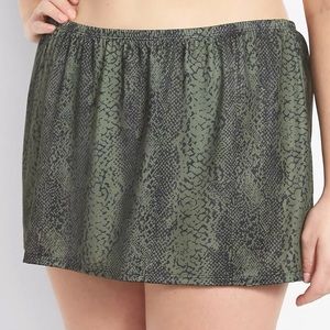 New Python Slitted Swim Skirt Lane Bryant Cacique